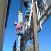 Ice Harvest, Monument Colorado Public Art, Art History Mural collaboration by Fort Collins, Colorado Artist Lisa Cameron Russell & Tim Upham of Lisa J Cameron Artworks LLC